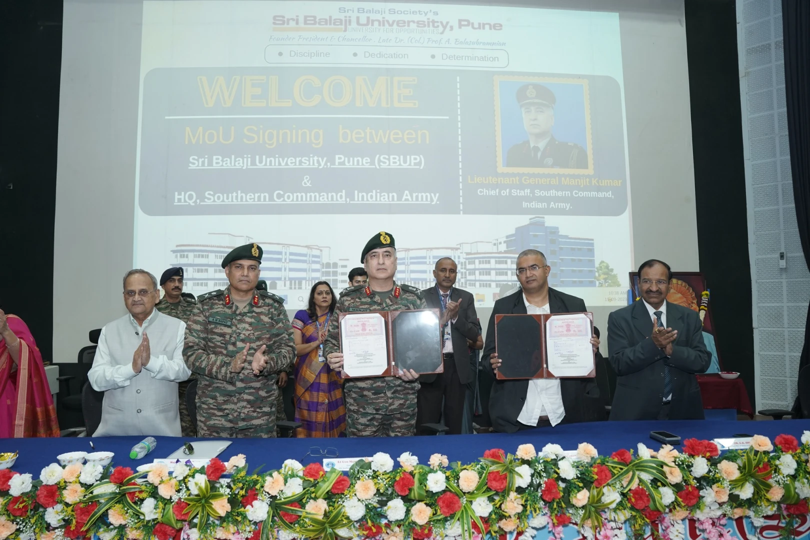 MoU Signed, Indian Army’s Southern Command and Sri Balaji University Collaborate on Education and Research