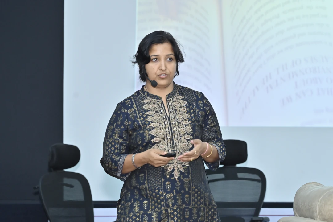 An informative guidance session led by the guest Ms Supriya Raman