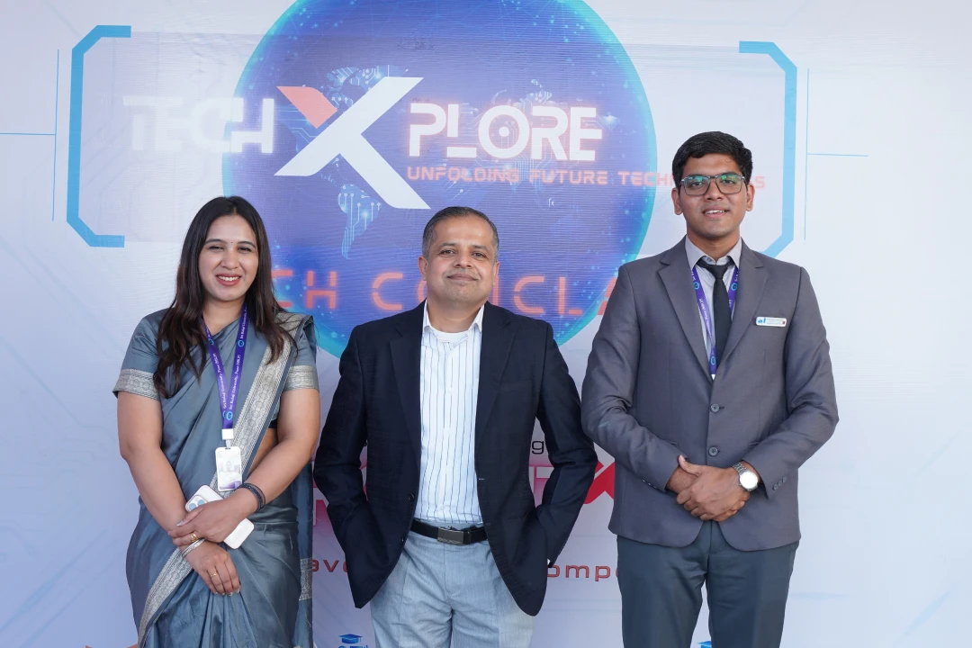 A special moment of connection between the Chief Guest and students