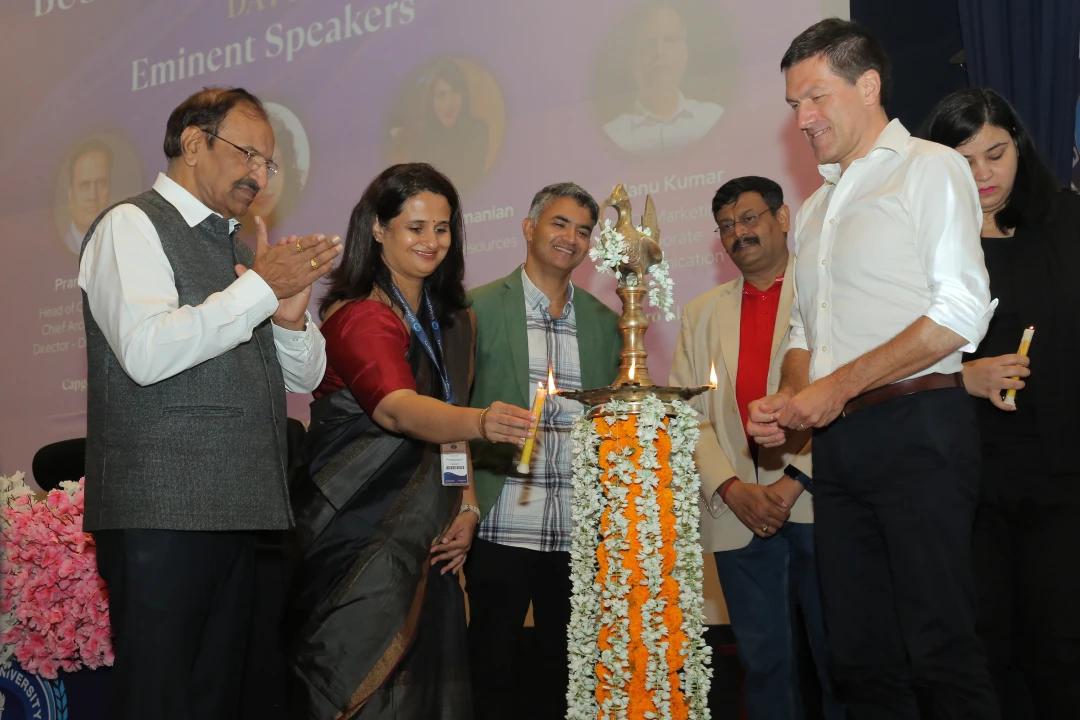 A serene moment of devotion and light