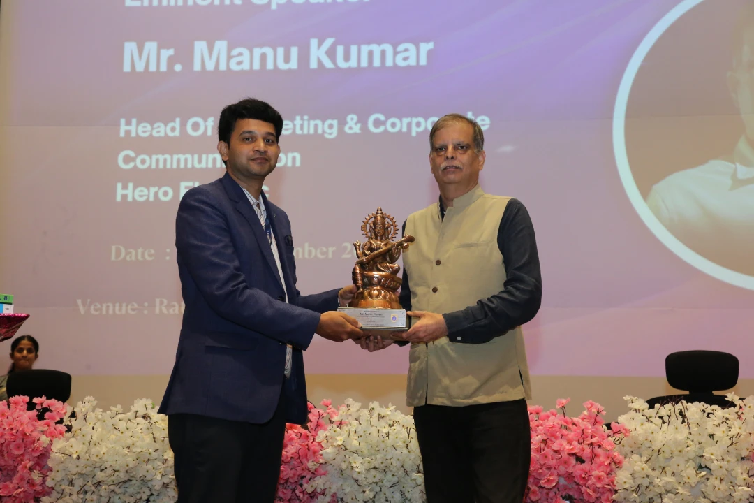 Welcoming our distinguished Chief Guest with pride