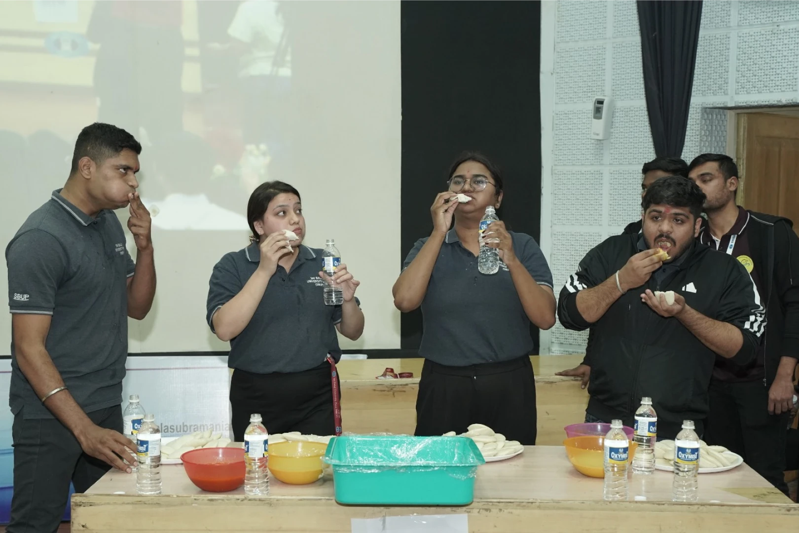 Lights on. Music up. Students take over the stage