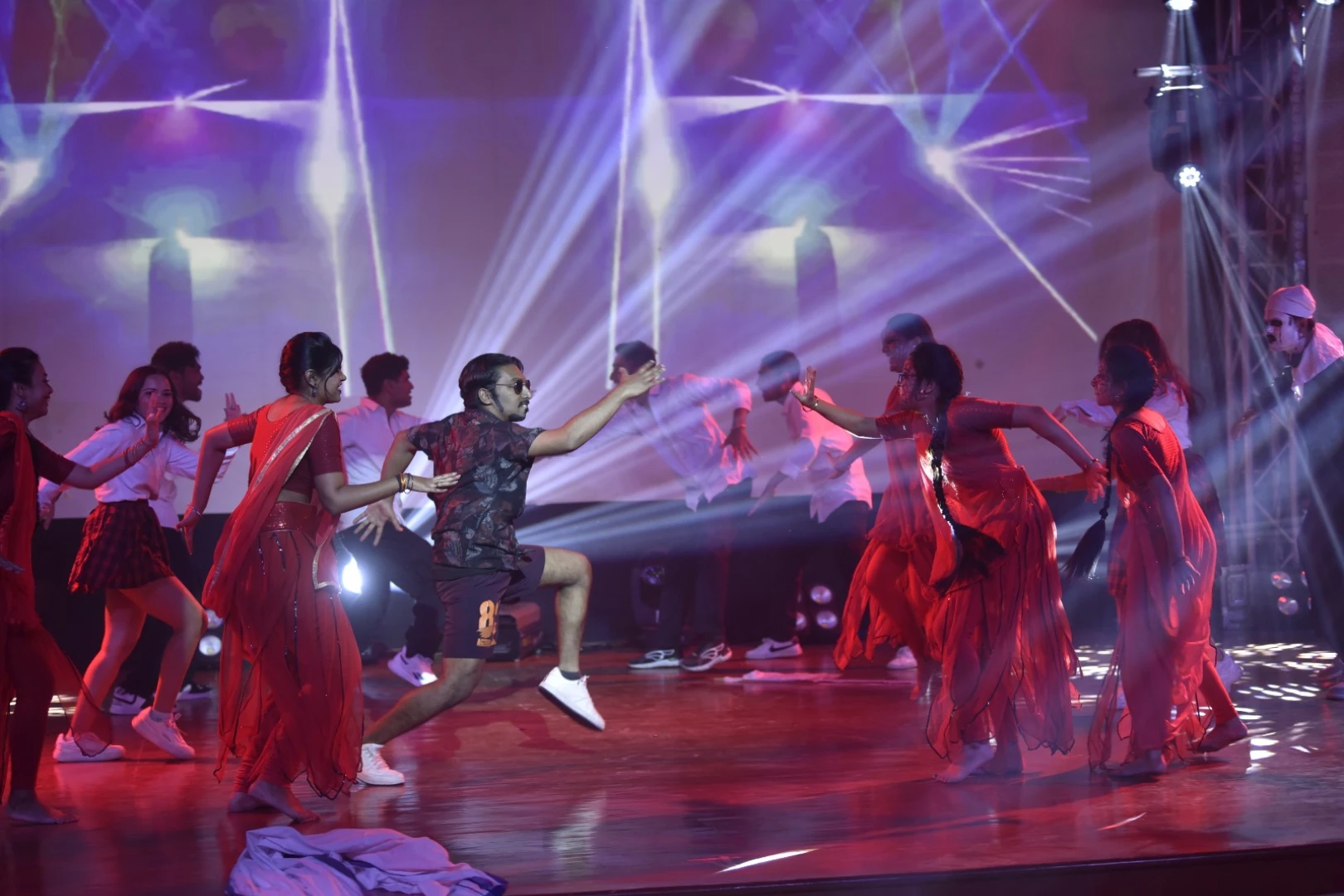 Students in sync with the beat