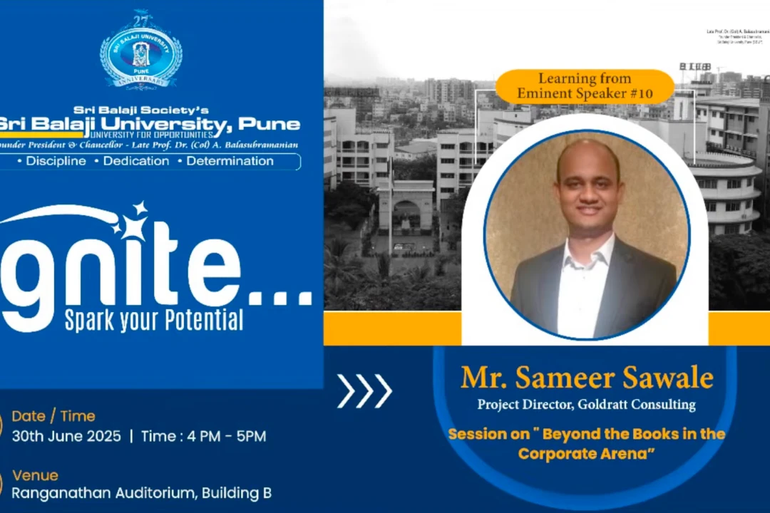 Ignite 2025 | Mr. Sameer Sawale Session on "Beyond the Books in the Corporate Arena"| SBUP