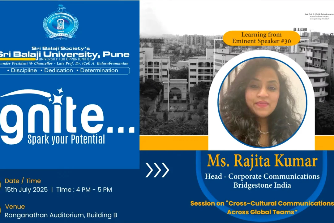 Ignite 2025 | Ms. Rajita Kumar Session on "Cross-Cultural Communications Across Global Teams" | SBUP