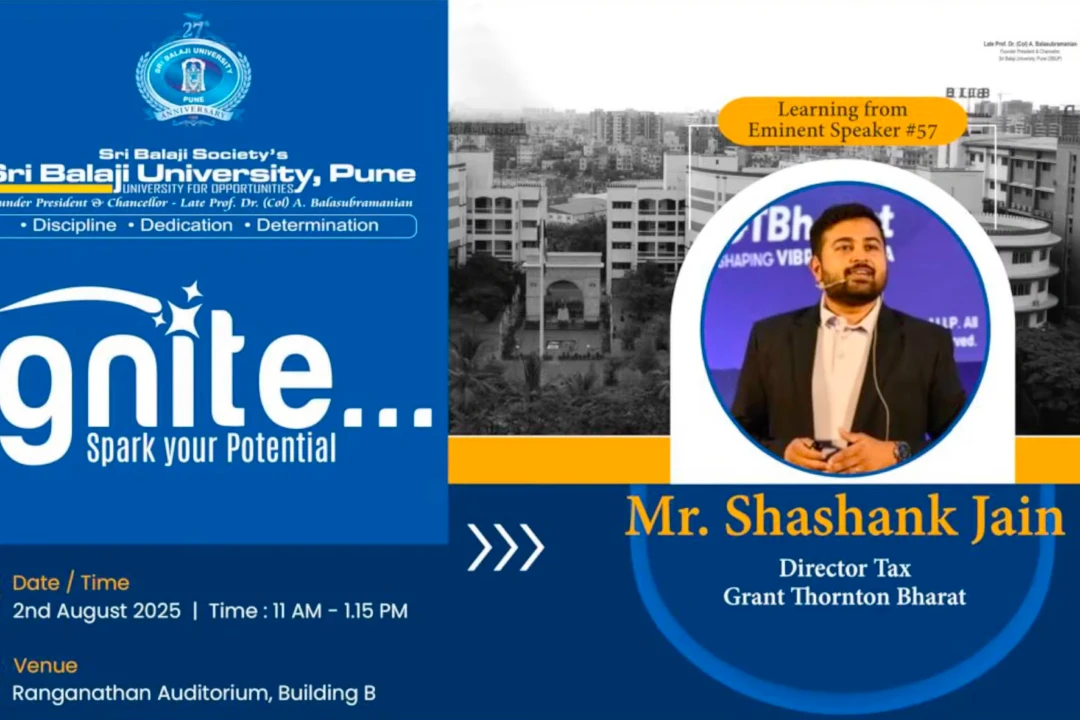 Ignite 2025 | Mr. Shashank Jain Director TaxGrant Thornton Bharat | SBUP