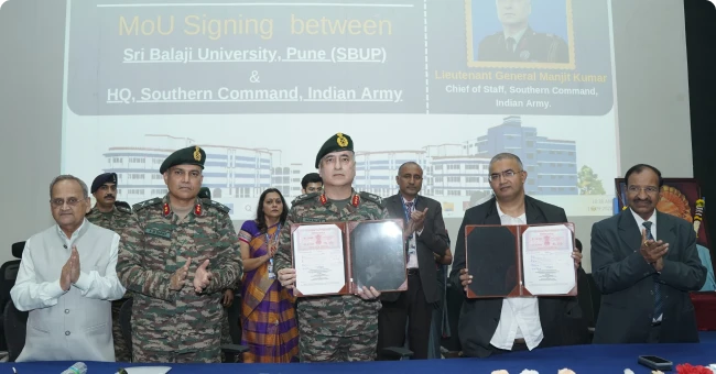 MoU with Headquarters Southern Command (HQ SC), Indian Army