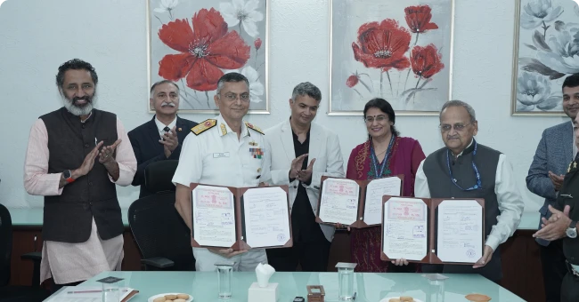 MoU with Military Institute of Technology (MILIT), Sri Balaji University Pune (SBUP)