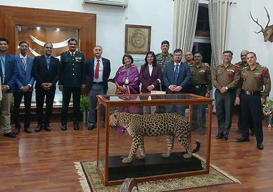 SDSS faculty visited the Military College of Materials Management, Jabalpur