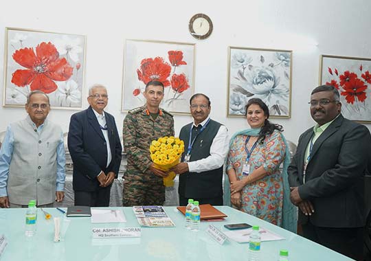 Interaction with Col. Ashish Shoran (Southern Command)