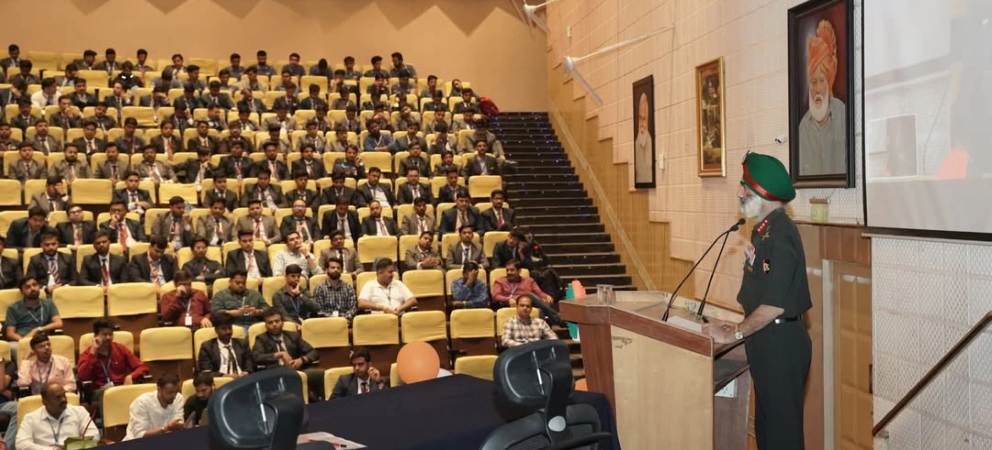 Talk by Lt Gen (Dr) N.S. Sarna, AVSM, SM,VSM Commandant, School of Artillery